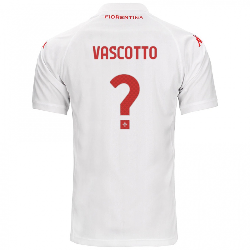 Niño Camiseta Edoardo Vascotto #0 Blanco 2ª Equipación 2024/25 La Camisa Argentina