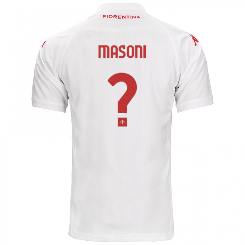 Niño Camiseta Tommaso Masoni #0 Blanco 2ª Equipación 2024/25 La Camisa Argentina