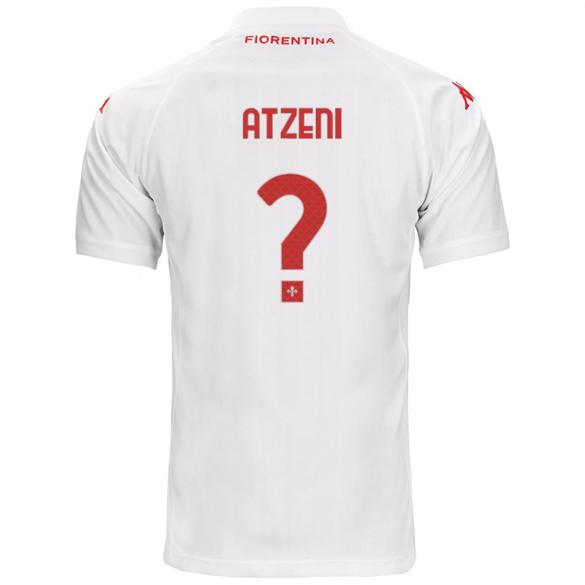 Niño Camiseta Davide Atzeni #0 Blanco 2ª Equipación 2024/25 La Camisa Argentina