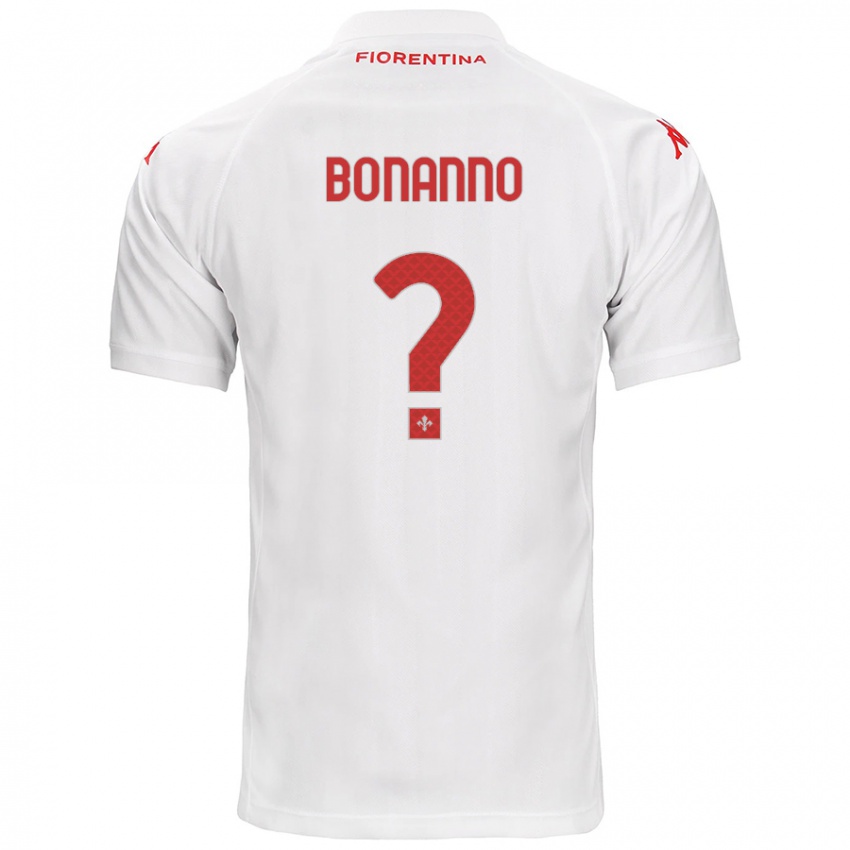 Niño Camiseta Piergiorgio Bonanno #0 Blanco 2ª Equipación 2024/25 La Camisa Argentina