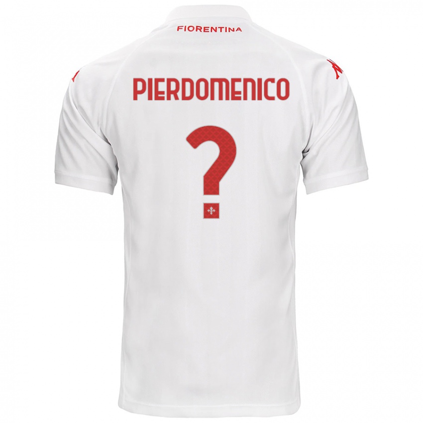 Niño Camiseta Jacopo Di Pierdomenico #0 Blanco 2ª Equipación 2024/25 La Camisa Argentina