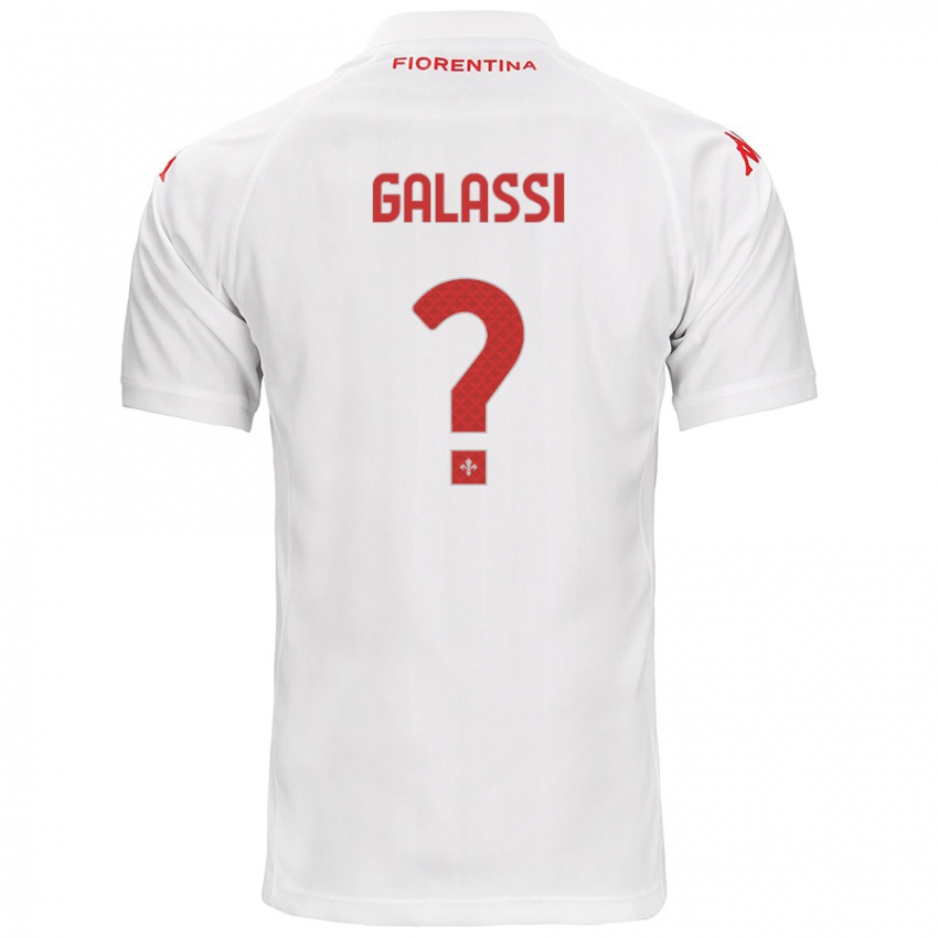 Niño Camiseta Andrea Galassi #0 Blanco 2ª Equipación 2024/25 La Camisa Argentina