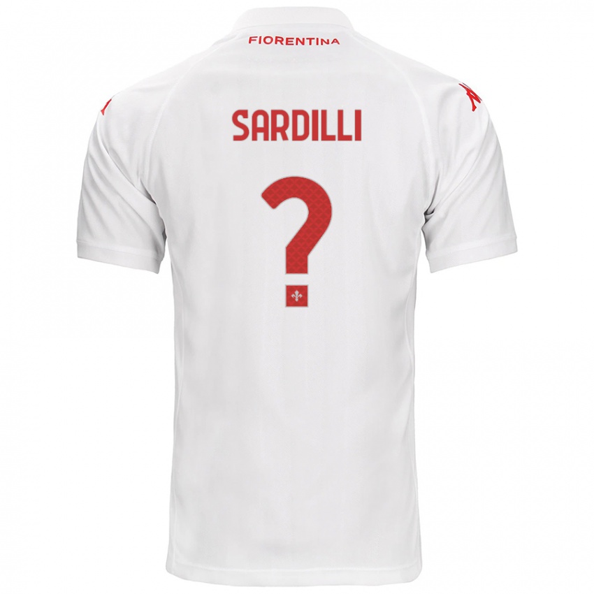 Niño Camiseta Davide Sardilli #0 Blanco 2ª Equipación 2024/25 La Camisa Argentina