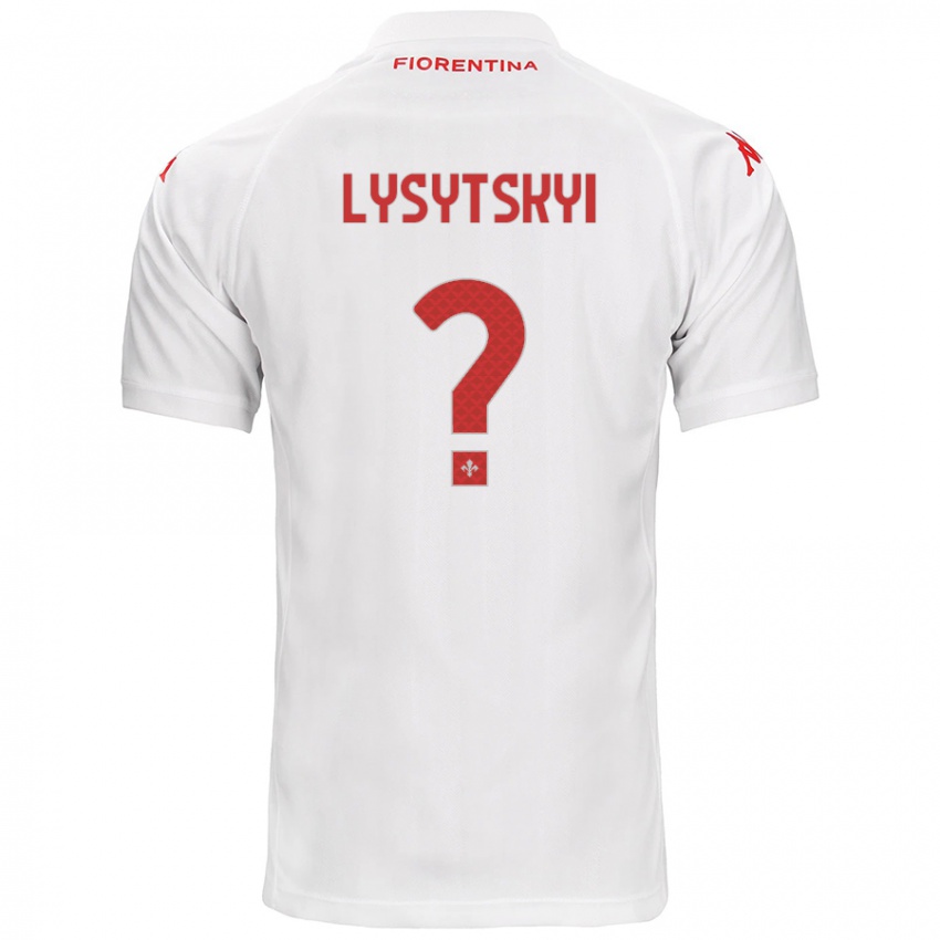 Niño Camiseta Andriy Lysytskyi #0 Blanco 2ª Equipación 2024/25 La Camisa Argentina