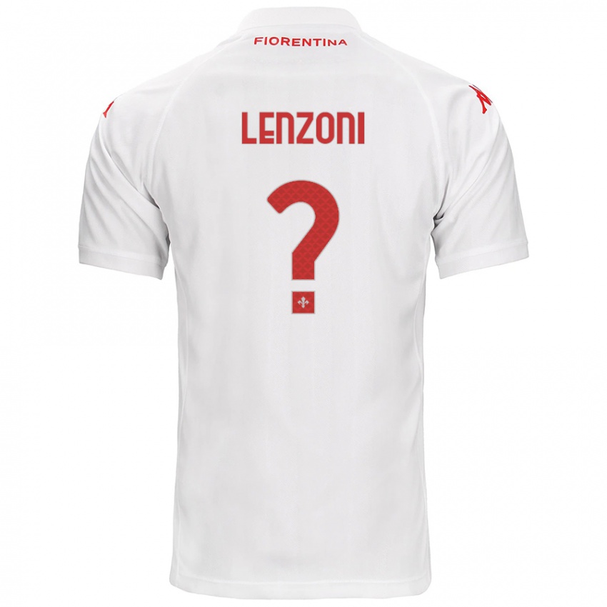 Niño Camiseta Samuele Lenzoni #0 Blanco 2ª Equipación 2024/25 La Camisa Argentina