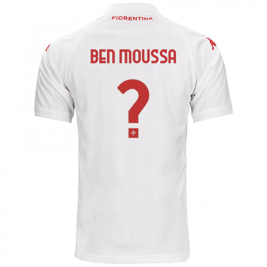 Niño Camiseta Mehdi Ben Moussa #0 Blanco 2ª Equipación 2024/25 La Camisa Argentina