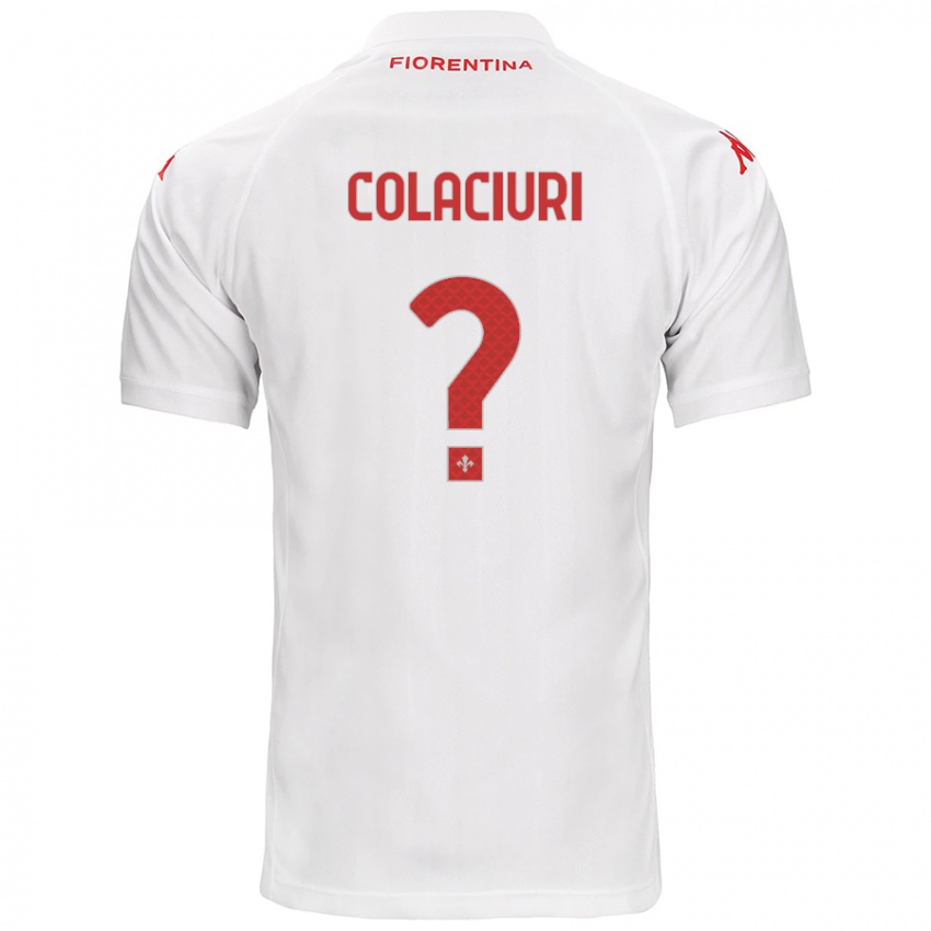 Niño Camiseta Gabriele Colaciuri #0 Blanco 2ª Equipación 2024/25 La Camisa Argentina