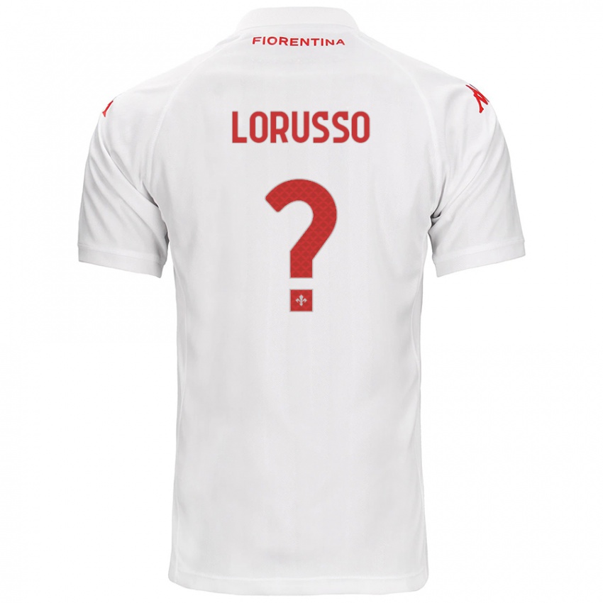 Niño Camiseta Angelo Lorusso #0 Blanco 2ª Equipación 2024/25 La Camisa Argentina