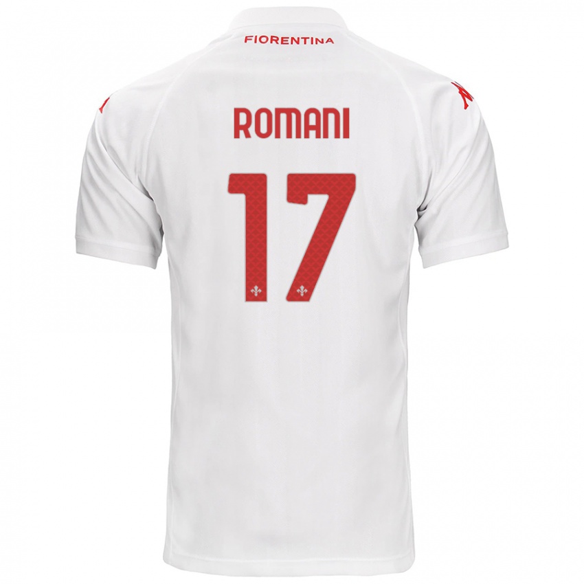 Niño Camiseta Lorenzo Romani #17 Blanco 2ª Equipación 2024/25 La Camisa Argentina