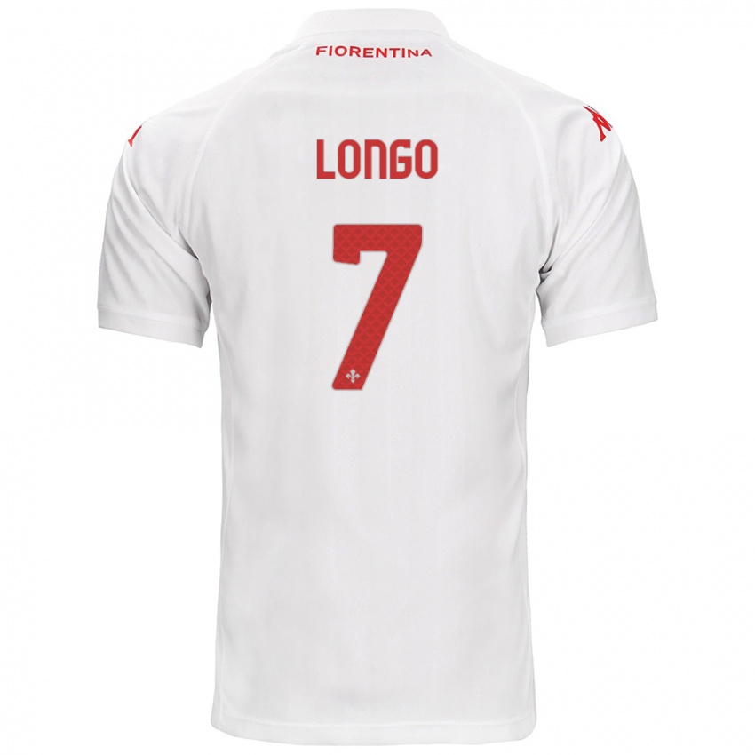 Niño Camiseta Miriam Longo #7 Blanco 2ª Equipación 2024/25 La Camisa Argentina