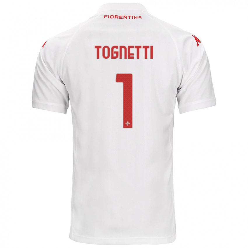 Niño Camiseta Laerte Tognetti #1 Blanco 2ª Equipación 2024/25 La Camisa Argentina