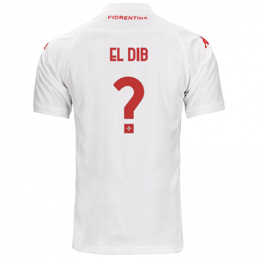 Niño Camiseta Karim El Dib #0 Blanco 2ª Equipación 2024/25 La Camisa Argentina