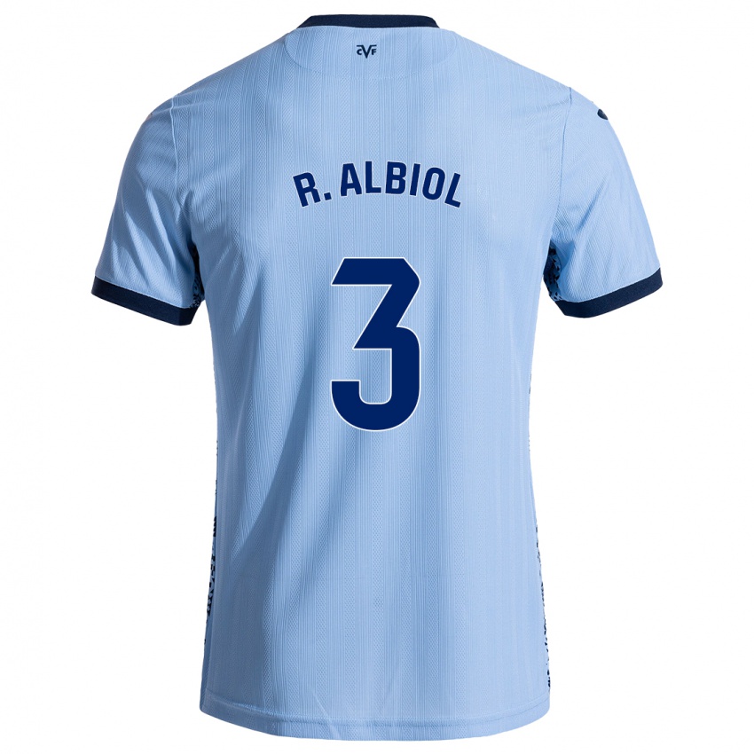 Niño Camiseta Raúl Albiol #3 Azul Cielo 2ª Equipación 2024/25 La Camisa Argentina