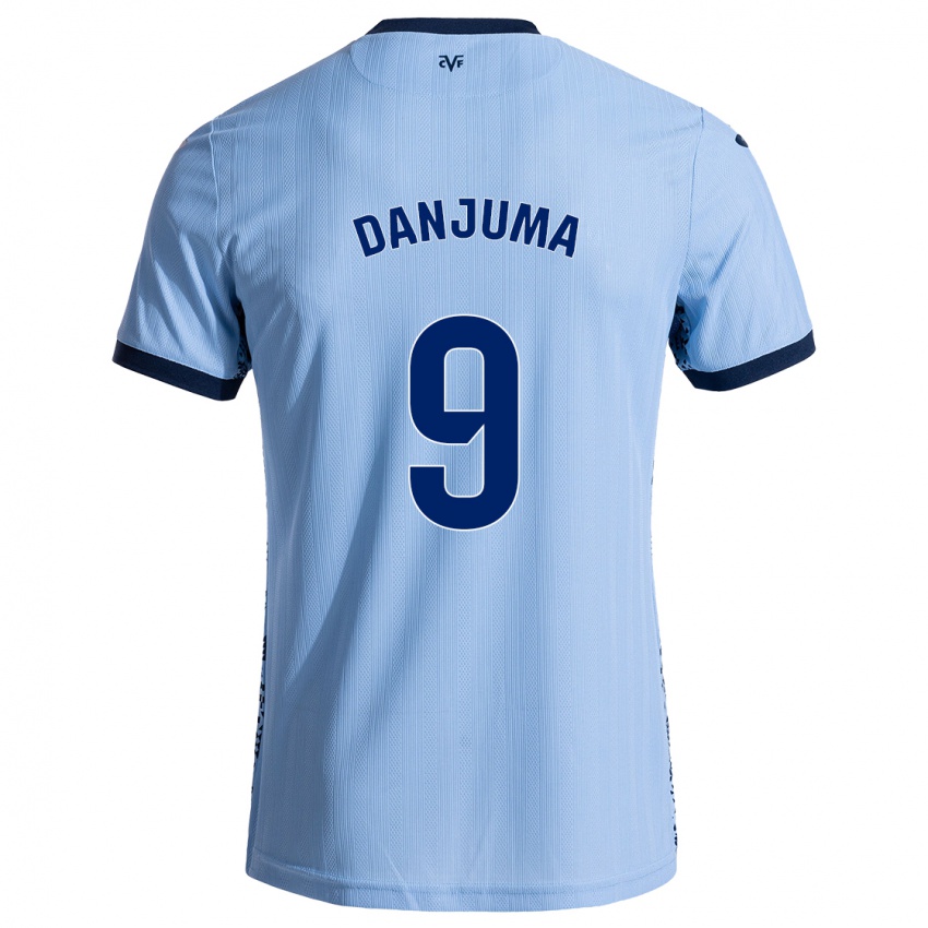 Niño Camiseta Arnaut Danjuma #9 Azul Cielo 2ª Equipación 2024/25 La Camisa Argentina