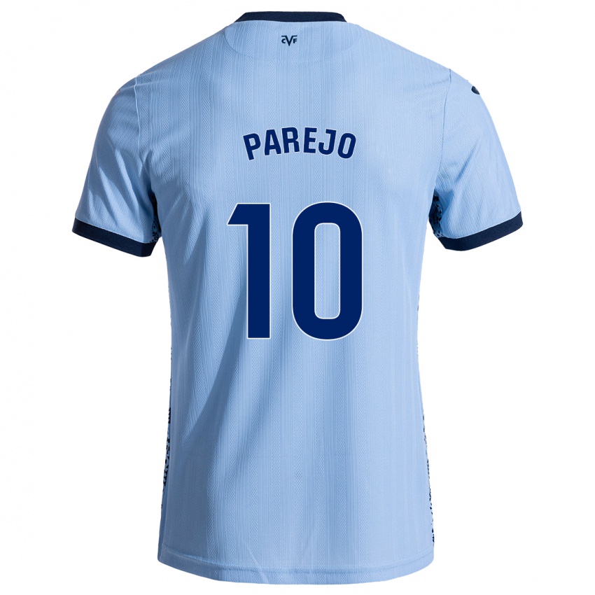 Niño Camiseta Dani Parejo #10 Azul Cielo 2ª Equipación 2024/25 La Camisa Argentina