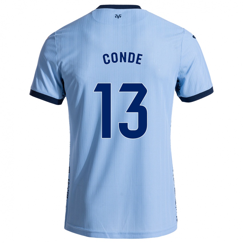 Niño Camiseta Diego Conde #13 Azul Cielo 2ª Equipación 2024/25 La Camisa Argentina