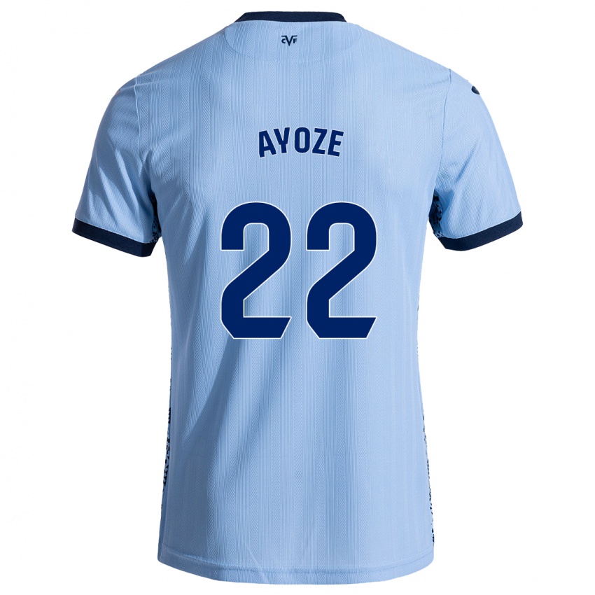 Niño Camiseta Ayoze Pérez #22 Azul Cielo 2ª Equipación 2024/25 La Camisa Argentina