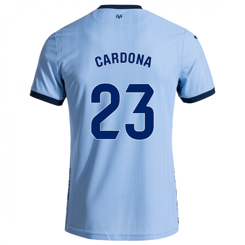 Niño Camiseta Sergi Cardona #23 Azul Cielo 2ª Equipación 2024/25 La Camisa Argentina