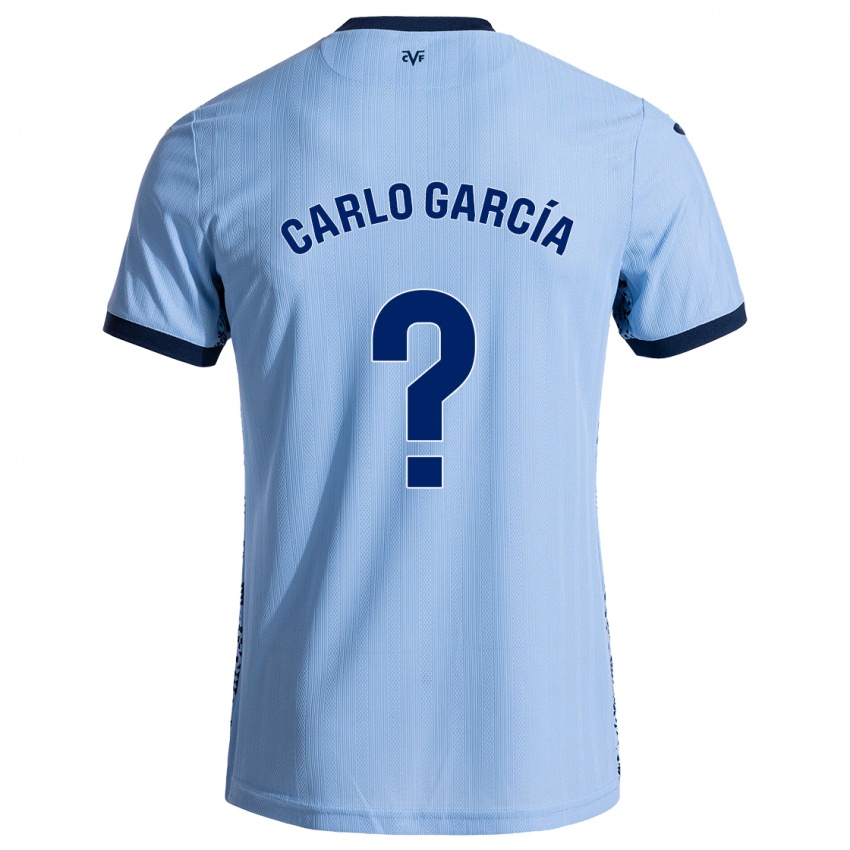 Niño Camiseta Carlo García #0 Azul Cielo 2ª Equipación 2024/25 La Camisa Argentina