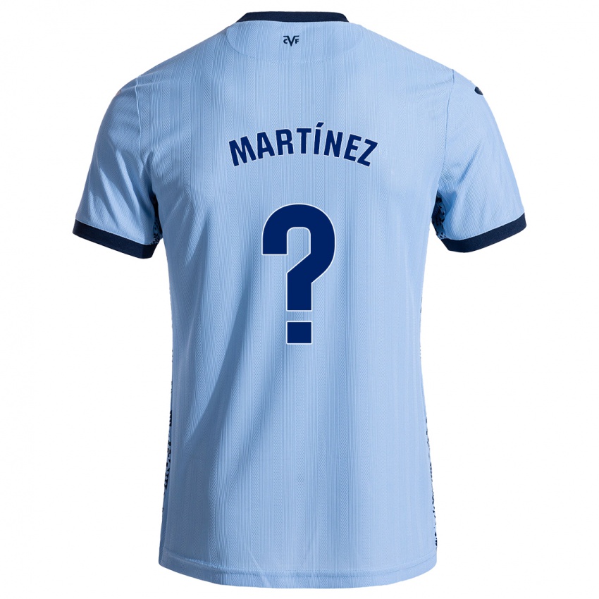 Niño Camiseta Enric Martínez #0 Azul Cielo 2ª Equipación 2024/25 La Camisa Argentina