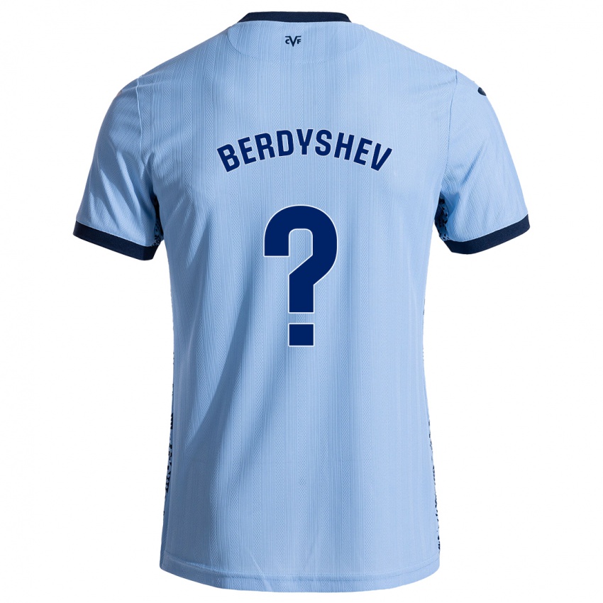 Niño Camiseta Tikhon Berdyshev #0 Azul Cielo 2ª Equipación 2024/25 La Camisa Argentina