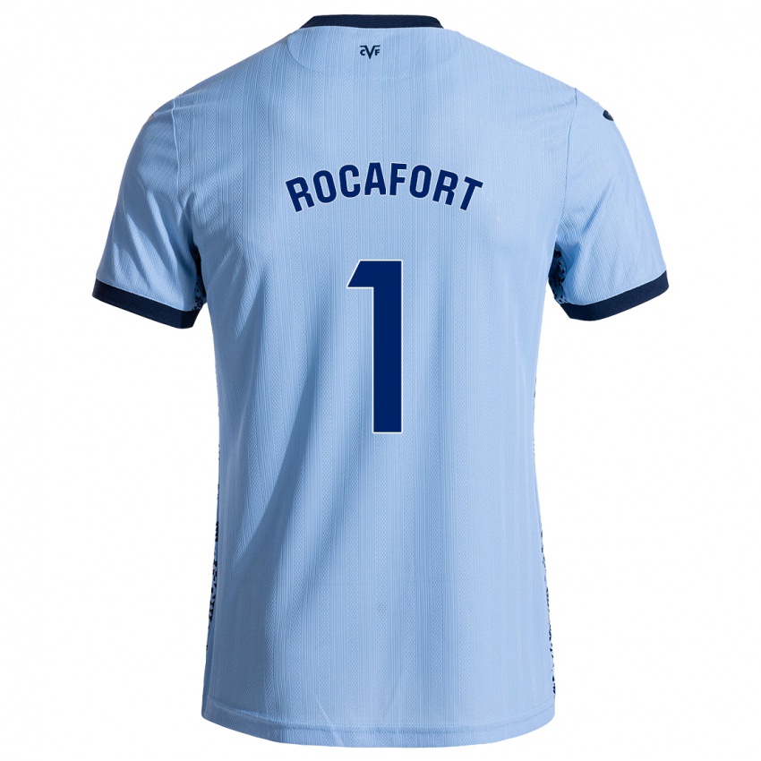 Niño Camiseta Rodrigo Rocafort #1 Azul Cielo 2ª Equipación 2024/25 La Camisa Argentina