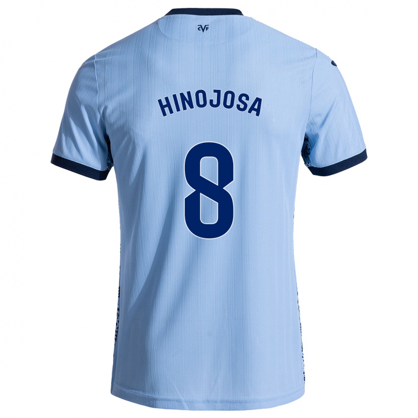 Niño Camiseta Sergio Hinojosa #8 Azul Cielo 2ª Equipación 2024/25 La Camisa Argentina