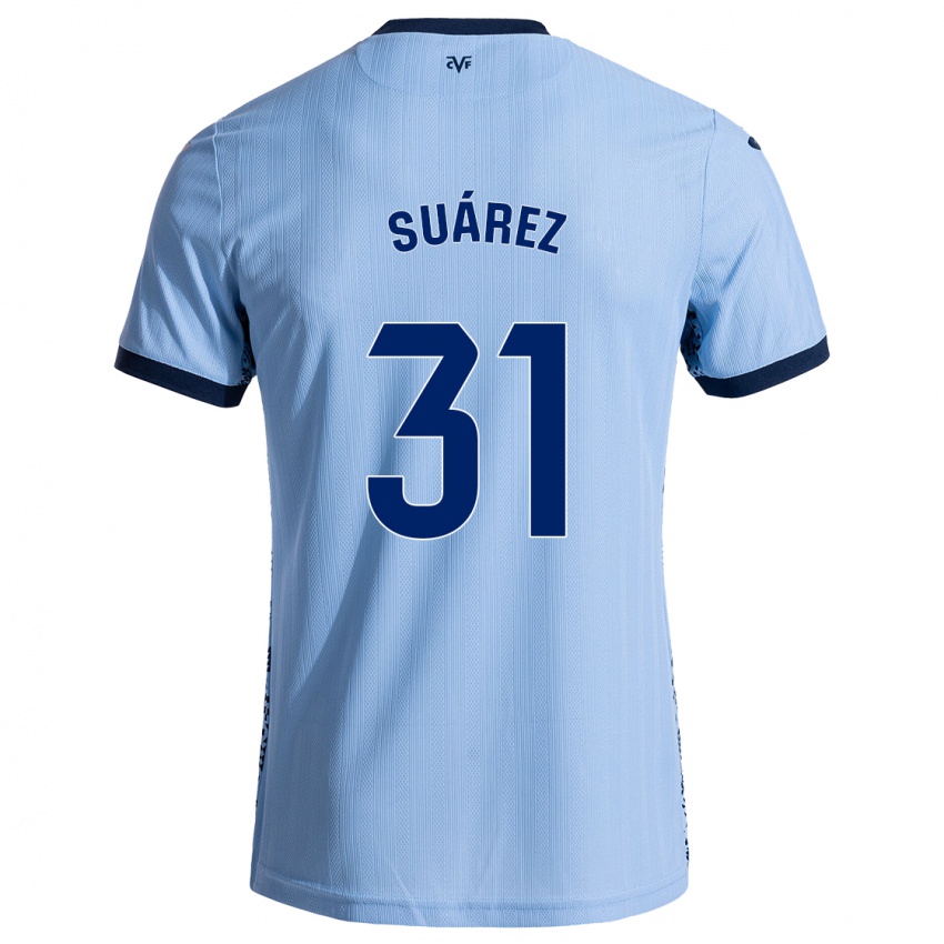 Niño Camiseta Adri Suárez #31 Azul Cielo 2ª Equipación 2024/25 La Camisa Argentina