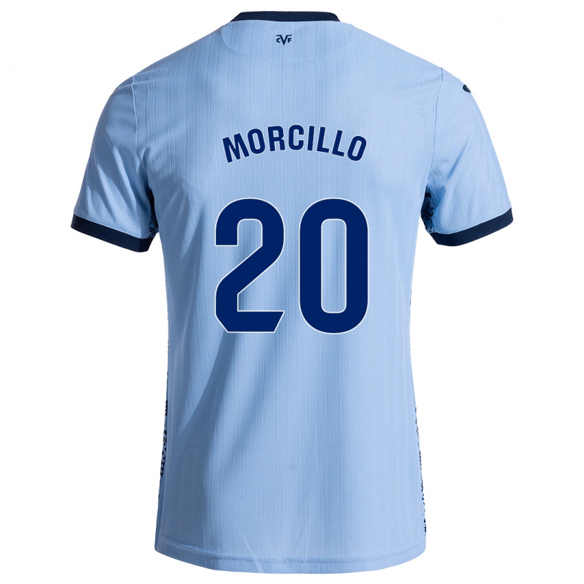 Niño Camiseta Raquel Morcillo #20 Azul Cielo 2ª Equipación 2024/25 La Camisa Argentina