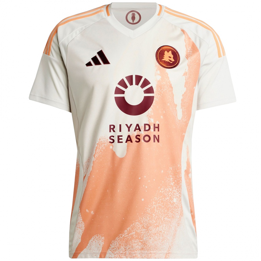 Niño Camiseta Sardar Azmoun #17 Crema Blanco Naranja 2ª Equipación 2024/25 La Camisa Argentina