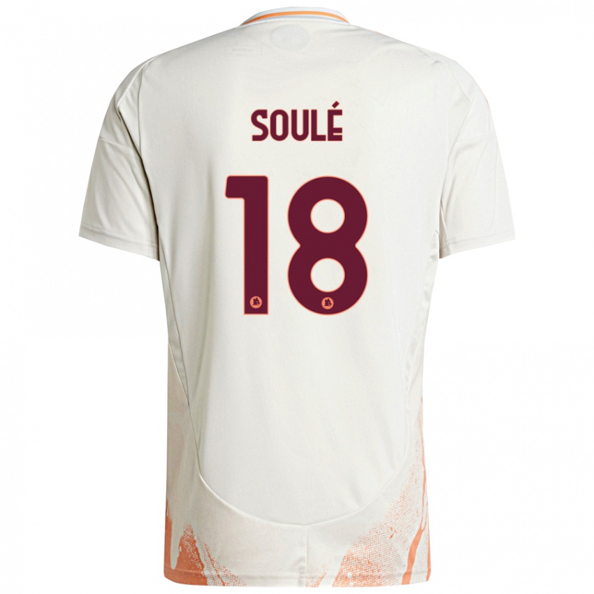 Niño Camiseta Matías Soulé #18 Crema Blanco Naranja 2ª Equipación 2024/25 La Camisa Argentina