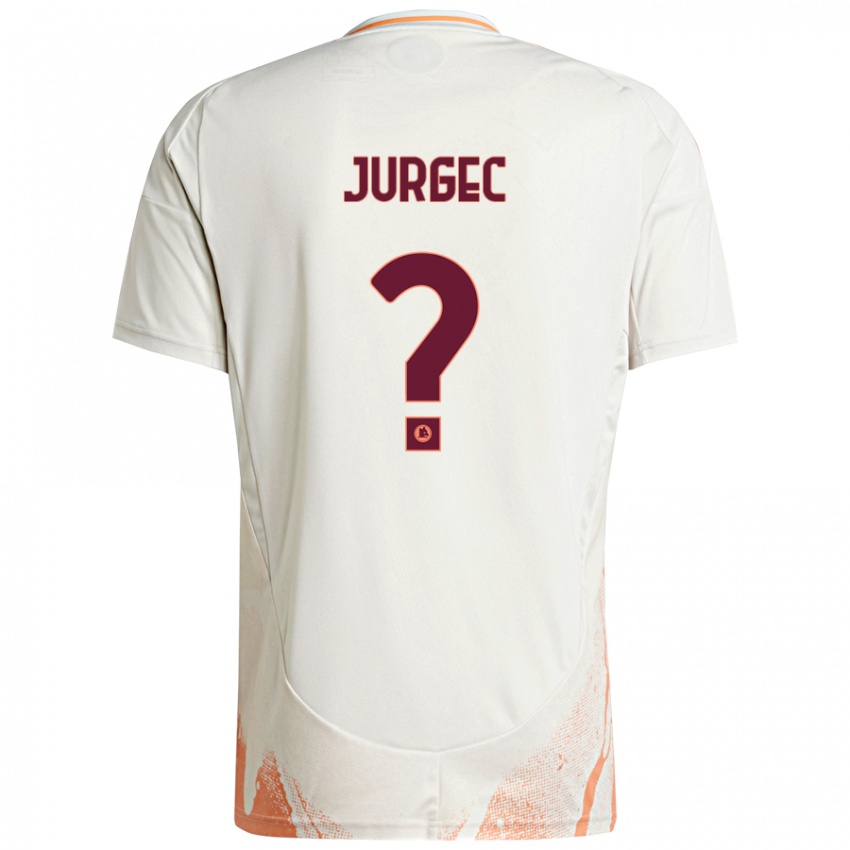 Niño Camiseta Jan Jurgec #0 Crema Blanco Naranja 2ª Equipación 2024/25 La Camisa Argentina