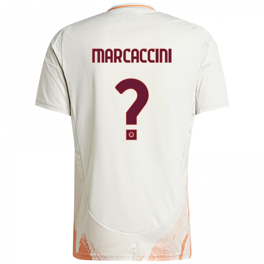 Niño Camiseta Alessio Marcaccini #0 Crema Blanco Naranja 2ª Equipación 2024/25 La Camisa Argentina