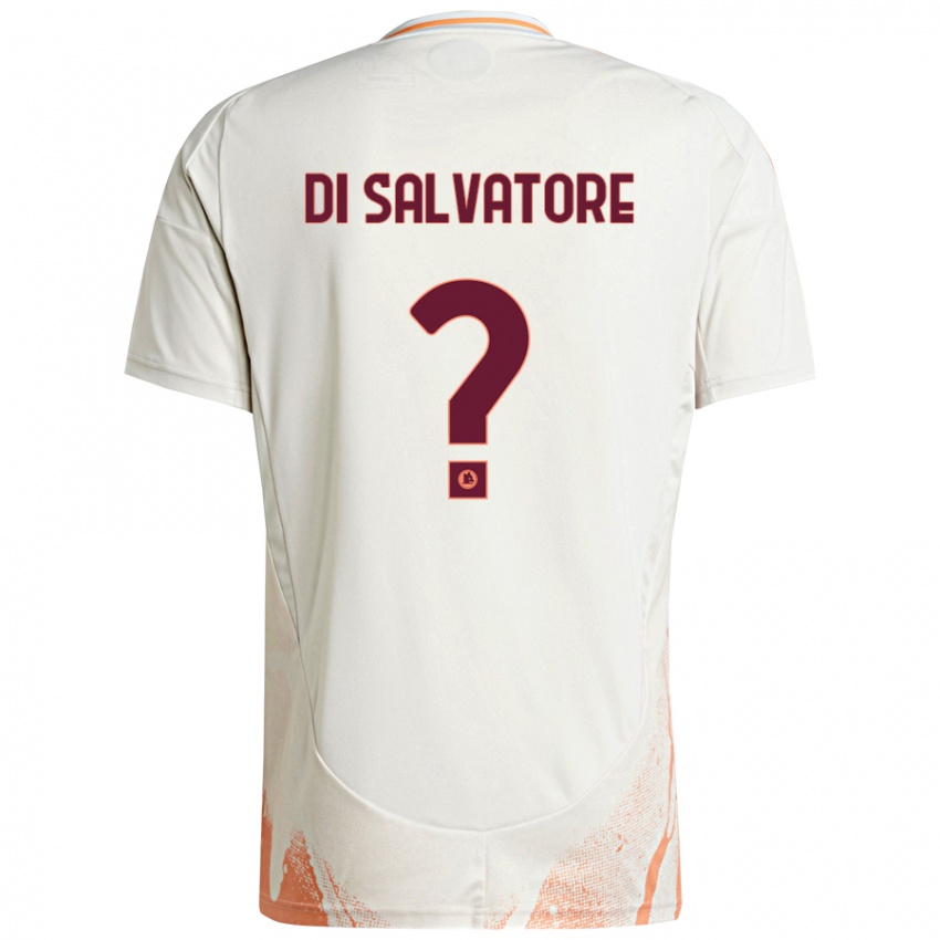 Niño Camiseta Diego Di Salvatore #0 Crema Blanco Naranja 2ª Equipación 2024/25 La Camisa Argentina