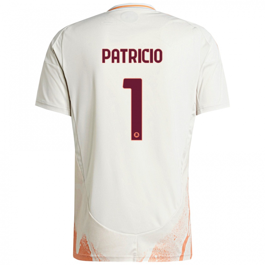 Niño Camiseta Rui Patricio #1 Crema Blanco Naranja 2ª Equipación 2024/25 La Camisa Argentina