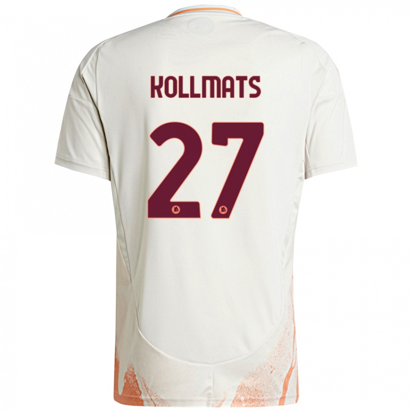 Niño Camiseta Beata Kollmats #27 Crema Blanco Naranja 2ª Equipación 2024/25 La Camisa Argentina