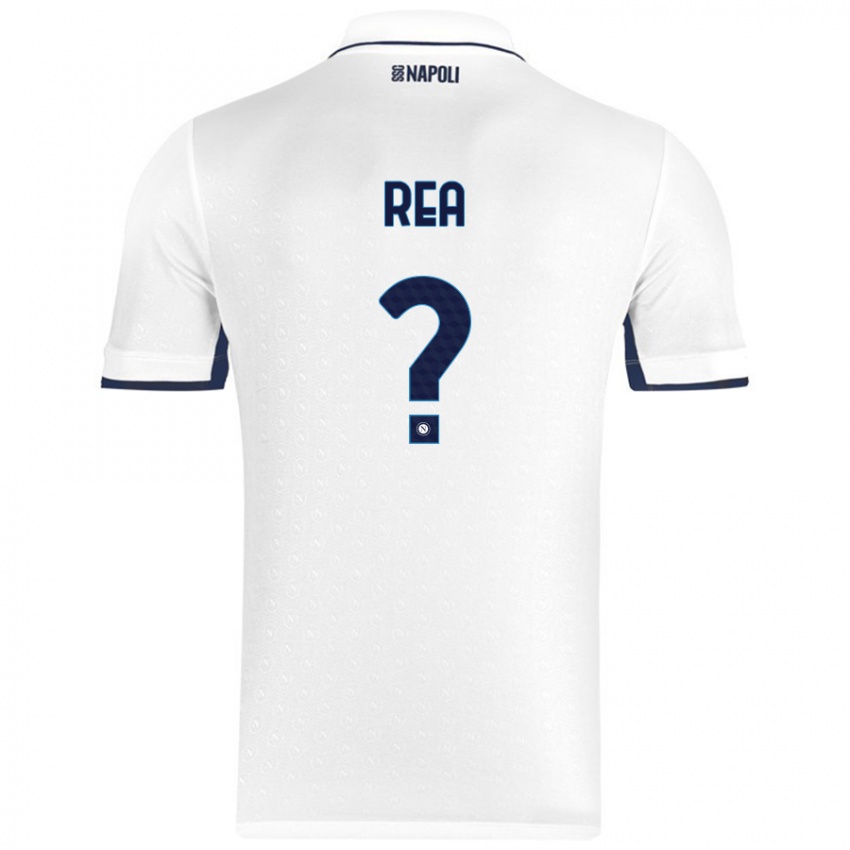 Niño Camiseta Roberto Rea #0 Blanco Azul Real 2ª Equipación 2024/25 La Camisa Argentina