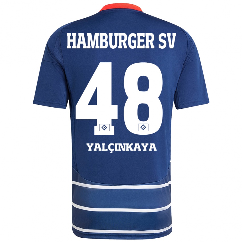 Niño Camiseta Bilal Yalcinkaya #48 Azul Oscuro 2ª Equipación 2024/25 La Camisa Argentina