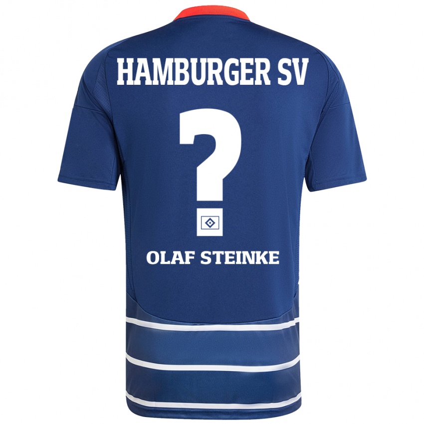 Niño Camiseta Eric Olaf Steinke #0 Azul Oscuro 2ª Equipación 2024/25 La Camisa Argentina