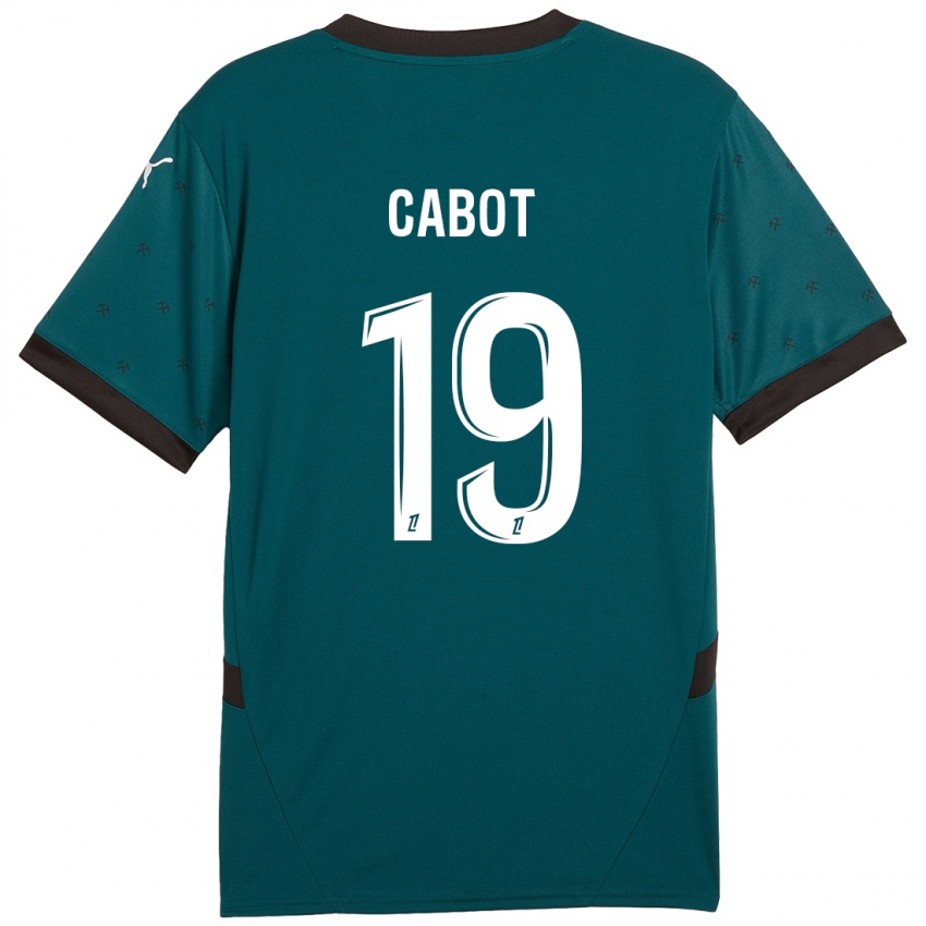 Niño Camiseta Jimmy Cabot #19 Verde Oscuro 2ª Equipación 2024/25 La Camisa Argentina