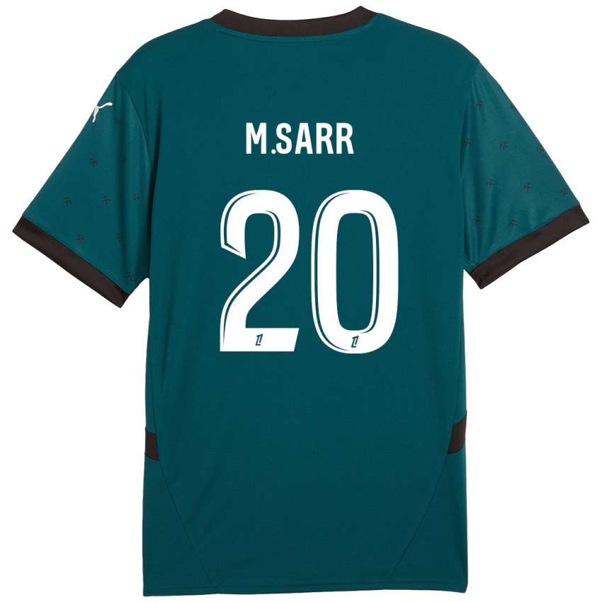 Niño Camiseta Malang Sarr #20 Verde Oscuro 2ª Equipación 2024/25 La Camisa Argentina