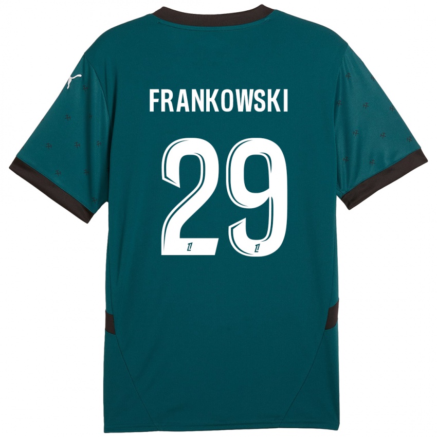 Niño Camiseta Przemyslaw Frankowski #29 Verde Oscuro 2ª Equipación 2024/25 La Camisa Argentina