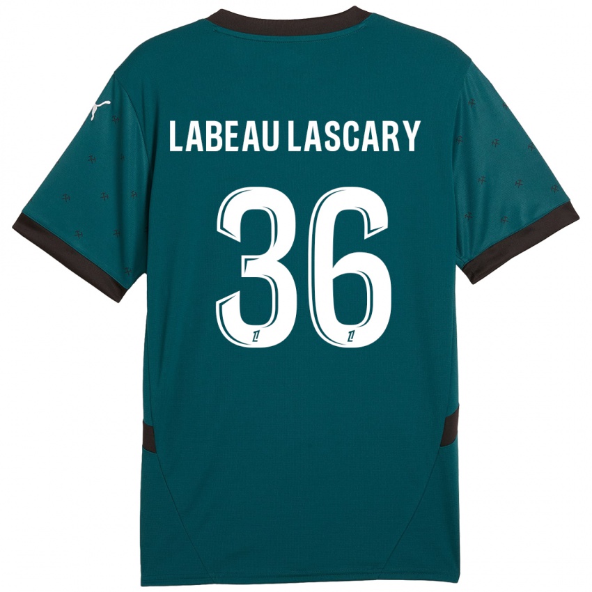 Niño Camiseta Rémy Labeau Lascary #36 Verde Oscuro 2ª Equipación 2024/25 La Camisa Argentina