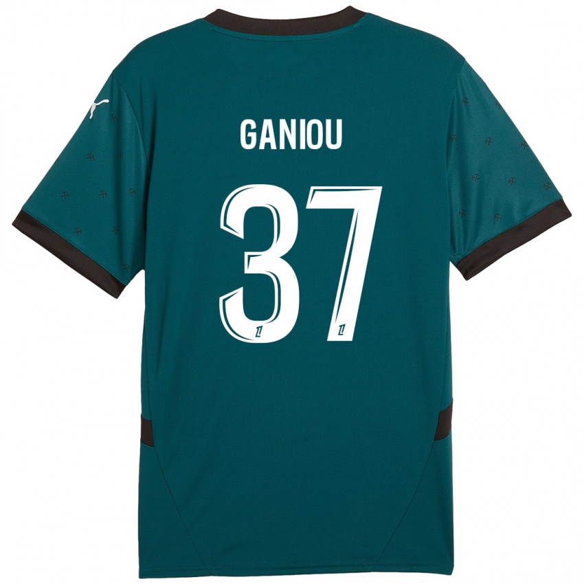 Niño Camiseta Ismaëlo Ganiou #37 Verde Oscuro 2ª Equipación 2024/25 La Camisa Argentina