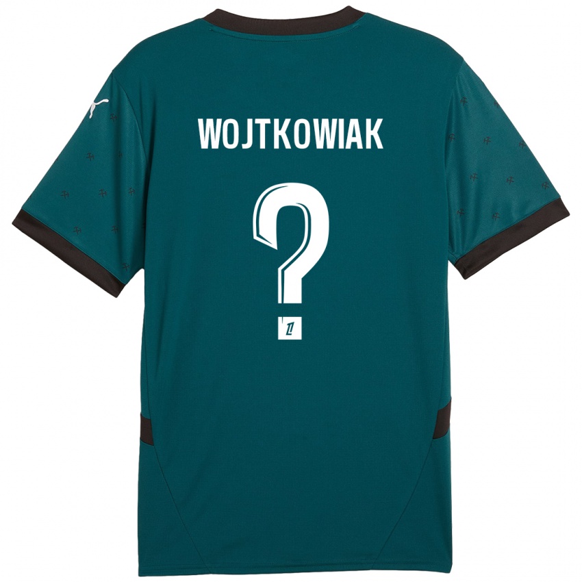 Niño Camiseta Valentin Wojtkowiak #0 Verde Oscuro 2ª Equipación 2024/25 La Camisa Argentina