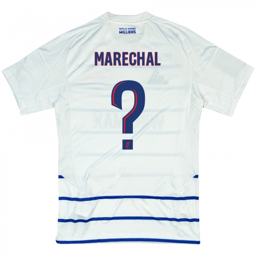 Niño Camiseta Max Marechal #0 Blanco Azul 2ª Equipación 2024/25 La Camisa Argentina