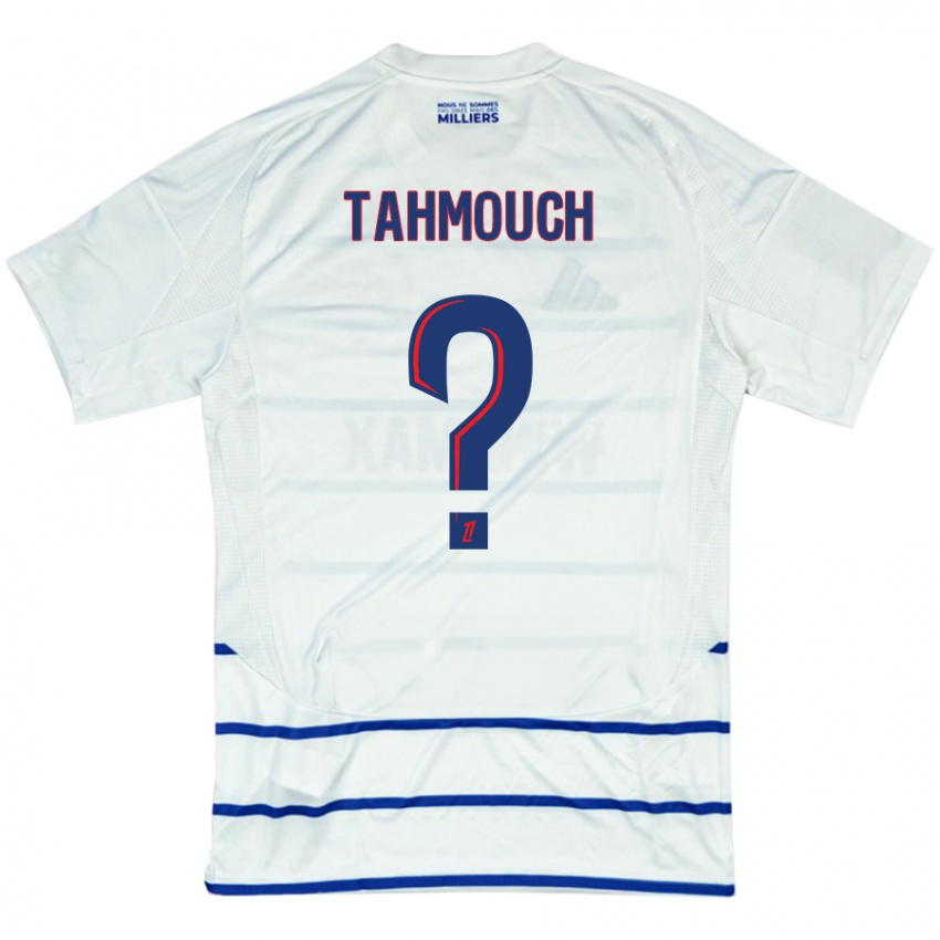 Niño Camiseta Mathieu Tahmouch #0 Blanco Azul 2ª Equipación 2024/25 La Camisa Argentina