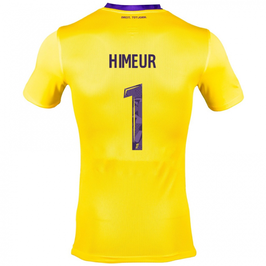 Niño Camiseta Thomas Himeur #1 Amarillo Morado 2ª Equipación 2024/25 La Camisa Argentina