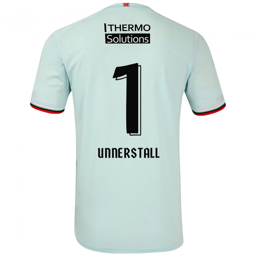 Niño Camiseta Lars Unnerstall #1 Verde Claro 2ª Equipación 2024/25 La Camisa Argentina