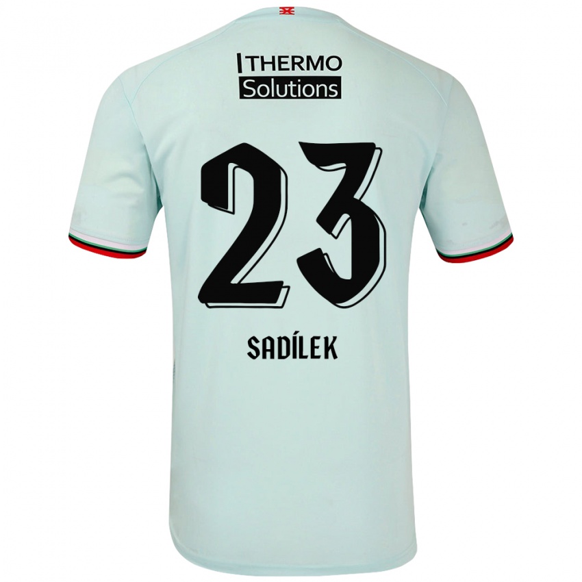 Niño Camiseta Michal Sadilek #23 Verde Claro 2ª Equipación 2024/25 La Camisa Argentina